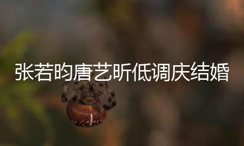 庆结昀唐艺昕 美漫低调婚两红酒张若周年食配超浪